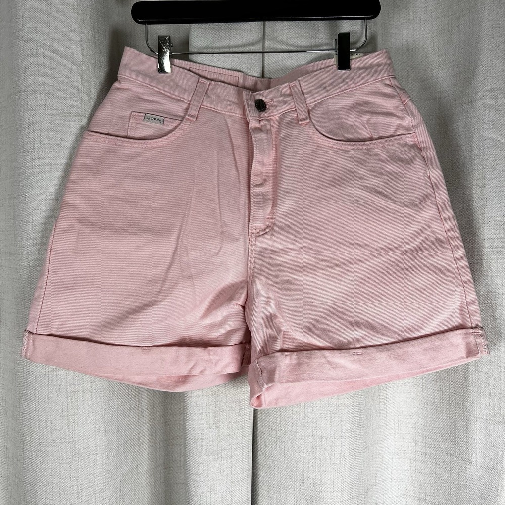 NEW! Vintage Deadstock Women's Riders By Lee Pink Denim Jean  Mom Shorts Size 12